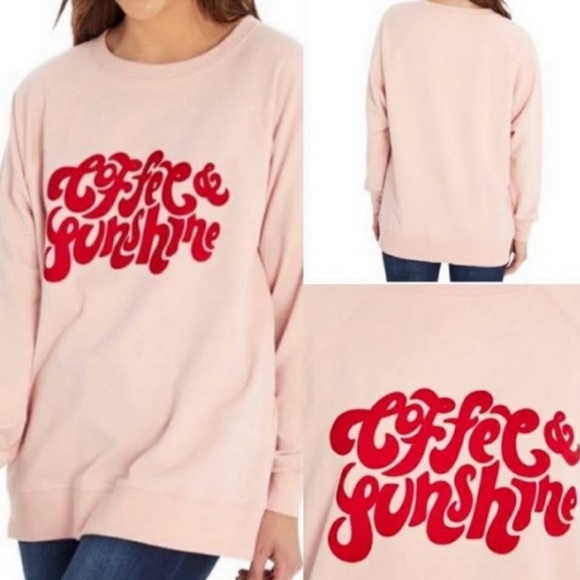Wildfox Tops - WILDFOX | Coffee & Sunshine Sweatshirt